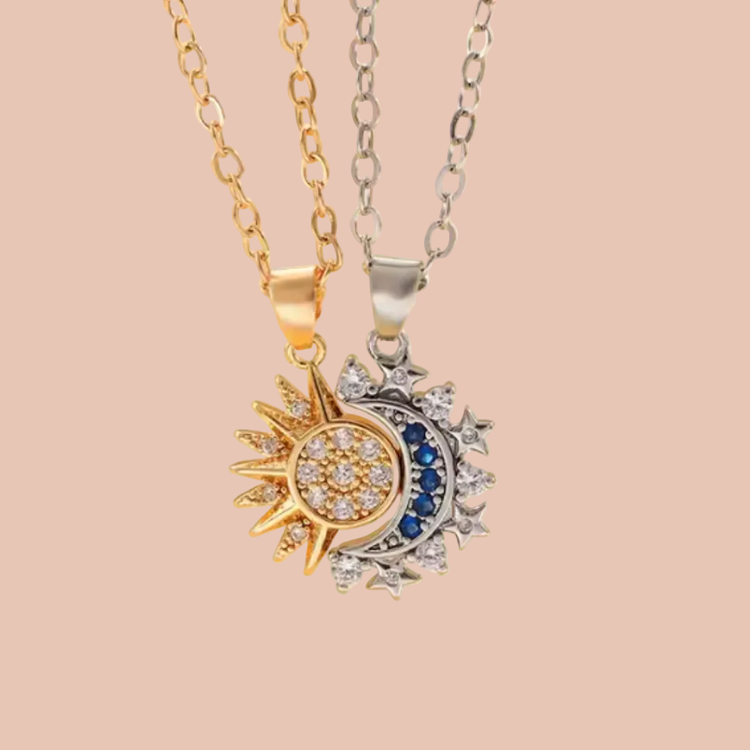 Collar Magnético Sol y Luna