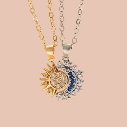 Collar Magnético Sol y Luna