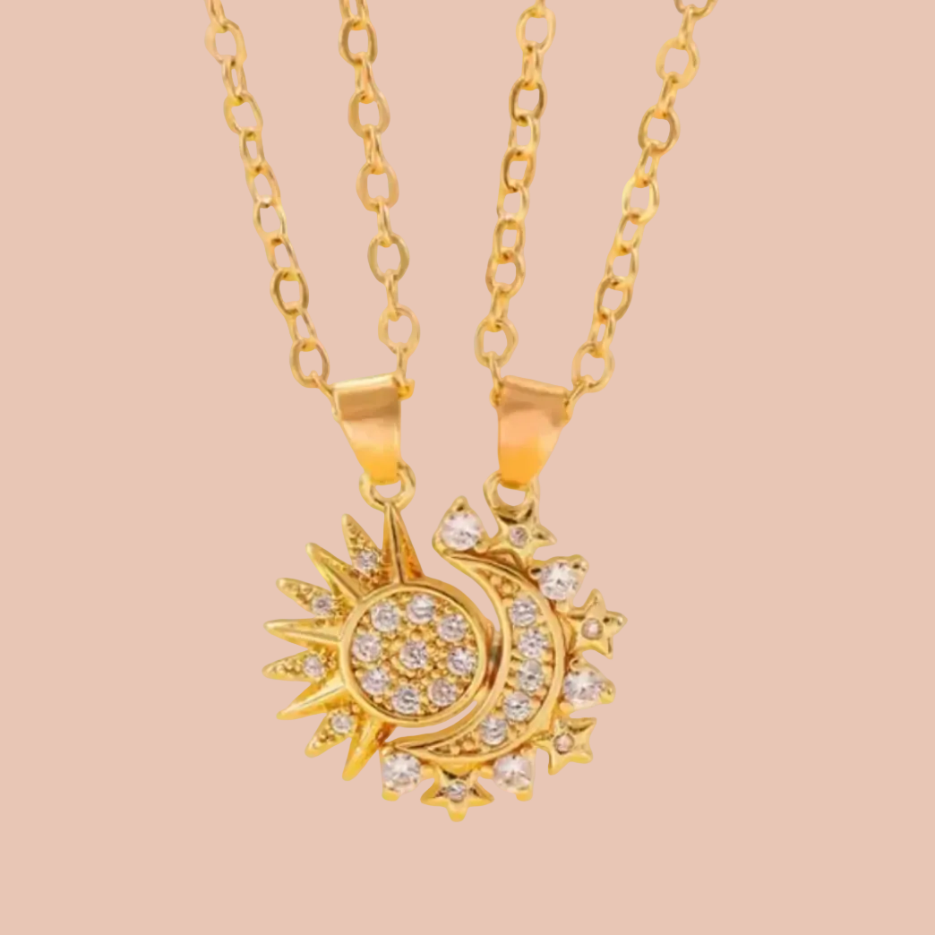 Collar Magnético Sol y Luna