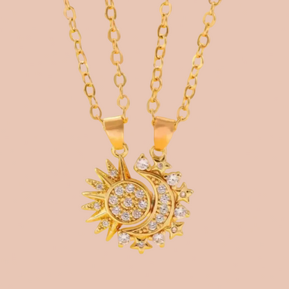 Collar Magnético Sol y Luna